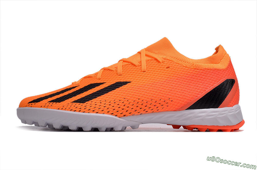 Adidas X Speedportal.3 TF Artificial Turf Soccer Shoes - Orange/Black/White 2