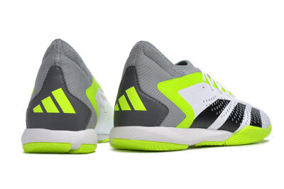 Adidas Predator Accuracy.1 IC Indoor & Futsal Soccer Shoes - White/Black/Green/Grey