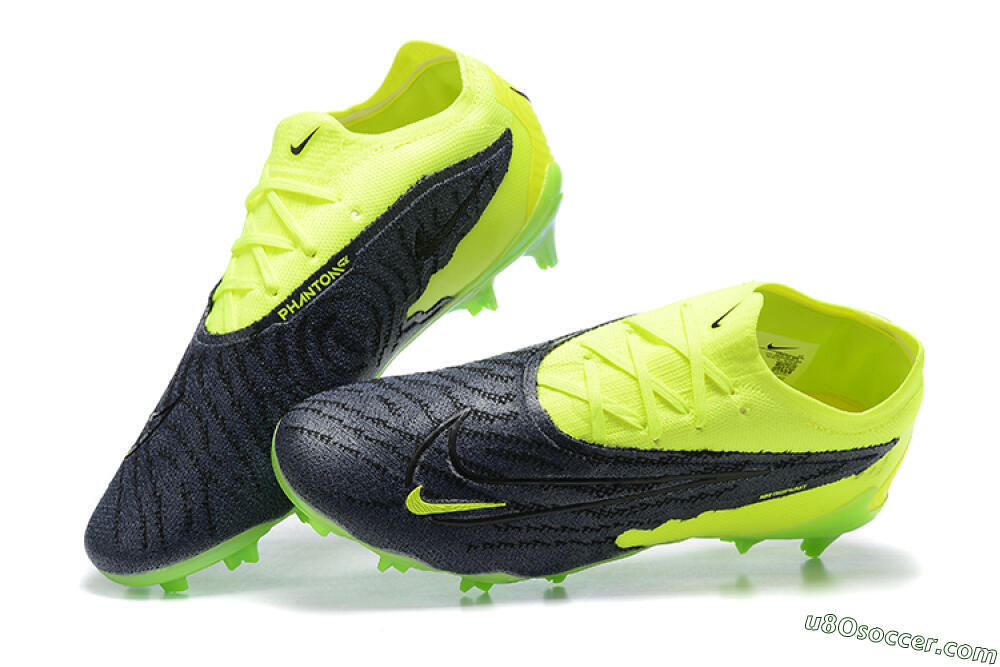Nike Phantom GX Elite FG Firm Ground Soccer Cleats - Green/Black 5
