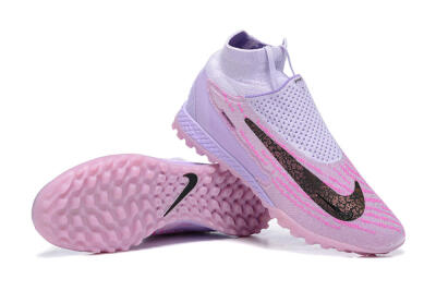 Nike Phantom GX Elite DF TF Artificial Turf Soccer Shoes - Purple/Pink/Black