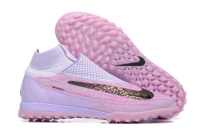 Nike Phantom GX Elite DF TF Artificial Turf Soccer Shoes - Purple/Pink/Black