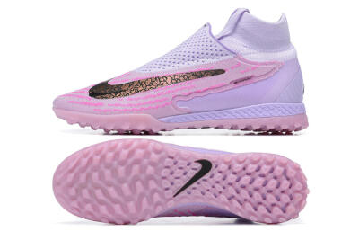 Nike Phantom GX Elite DF TF Artificial Turf Soccer Shoes - Purple/Pink/Black