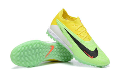 Nike Phantom GX Elite TF Artificial Turf Soccer Shoes - Green/Black/White/Yellow