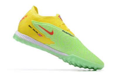 Nike Phantom GX Elite TF Artificial Turf Soccer Shoes - Green/Black/White/Yellow