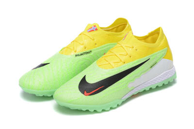 Nike Phantom GX Elite TF Artificial Turf Soccer Shoes - Green/Black/White/Yellow