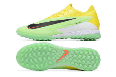 Nike Phantom GX Elite TF Artificial Turf Soccer Shoes - Green/Black/White/Yellow