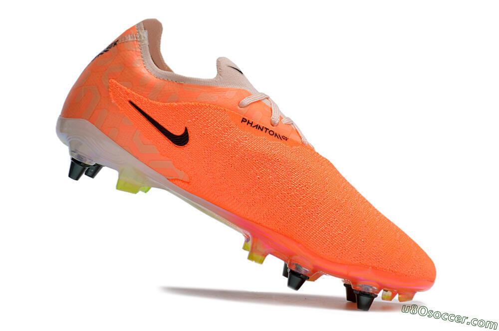 Nike Phantom GX Elite SG Soft Ground Soccer Cleats - Orange/Black 4