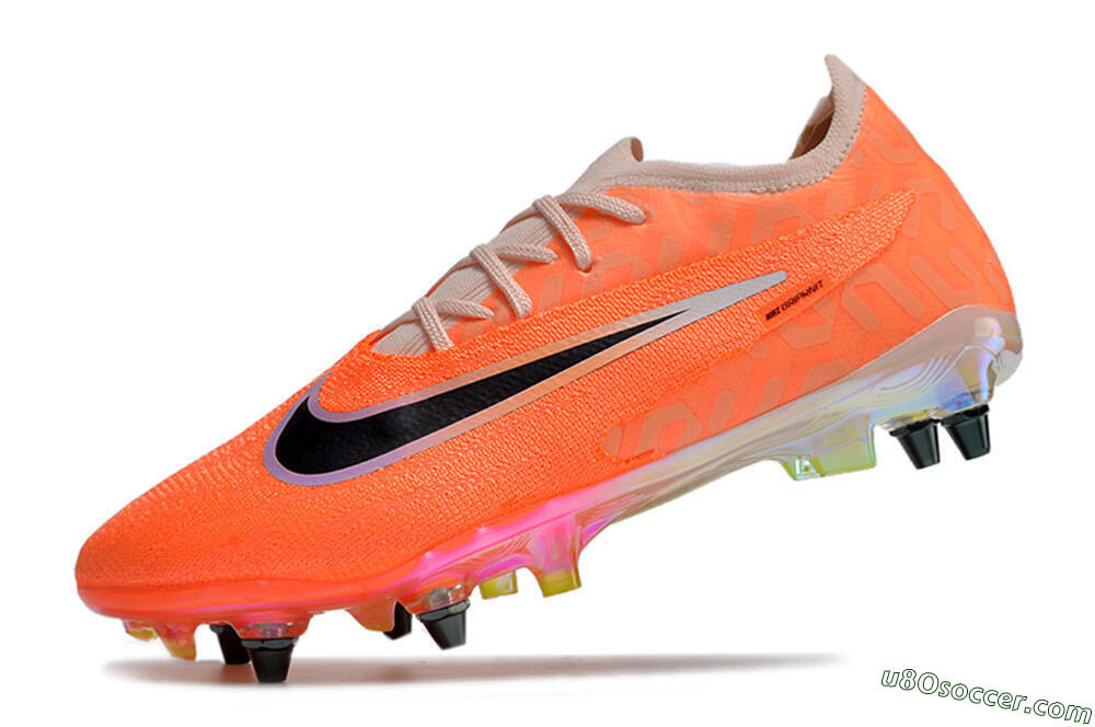 Nike Phantom GX Elite SG Soft Ground Soccer Cleats - Orange/Black 5