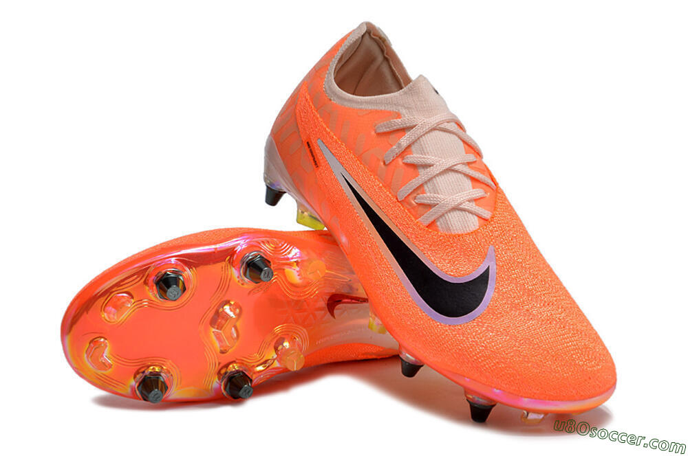 Nike Phantom GX Elite SG Soft Ground Soccer Cleats - Orange/Black 3