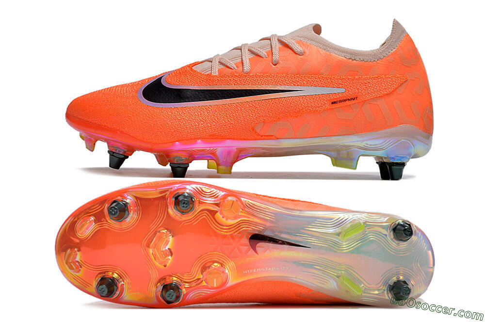 Nike Phantom GX Elite SG Soft Ground Soccer Cleats - Orange/Black 0