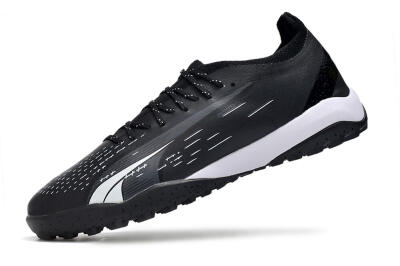Puma Ultra Ultimate TF Artificial Turf Soccer Shoes - Black/White