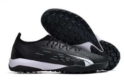 Puma Ultra Ultimate TF Artificial Turf Soccer Shoes - Black/White