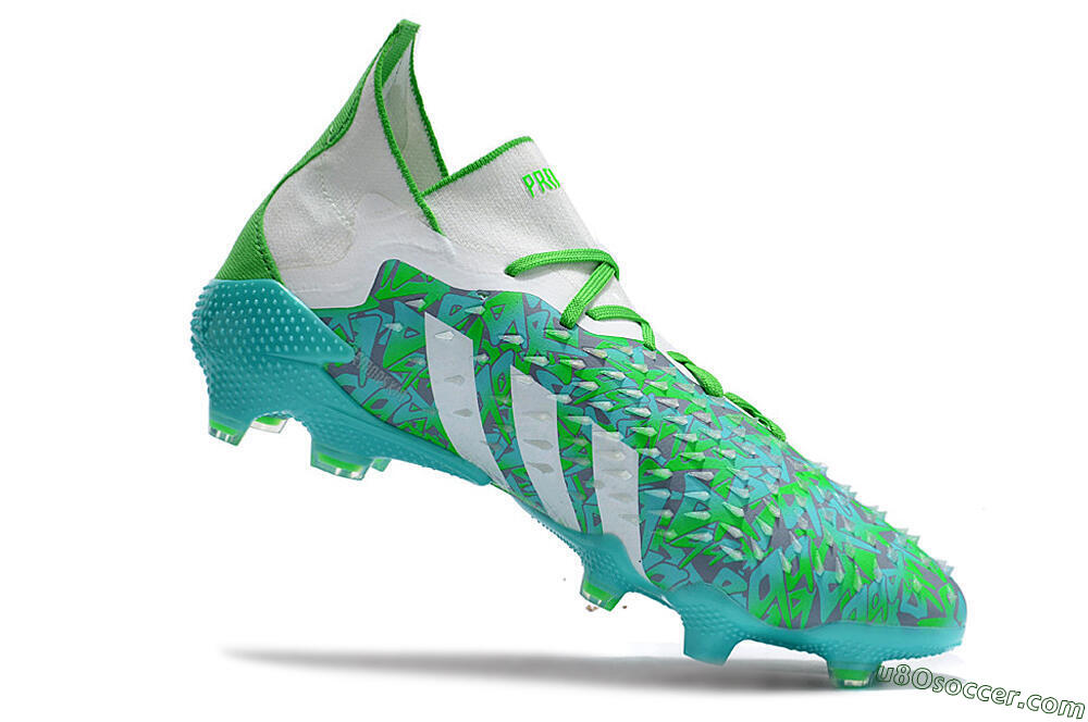 Adidas Predator Freak.1 FG Firm Ground Soccer Cleats - Blue/White/Grey 4