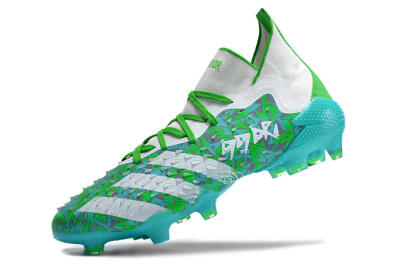Adidas Predator Freak.1 FG Firm Ground Soccer Cleats - Blue/White/Grey