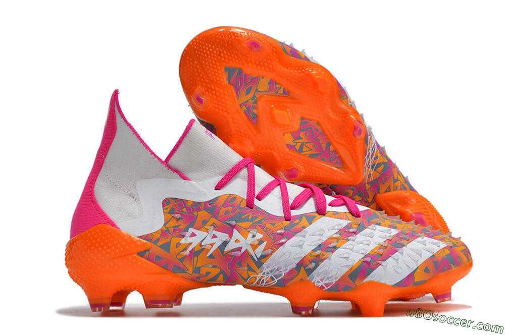 シューズ Predator Freak + FG Adidas Predator Freak + FG, Core Black/Cloud White/Solar