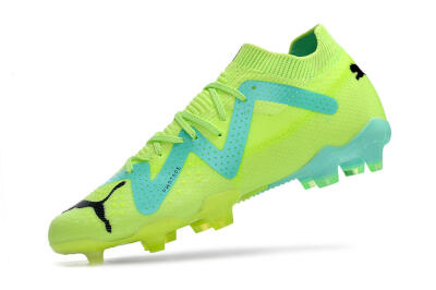 Puma Future Ultimate FG Firm Ground Soccer Cleats - Green/Blue/Black