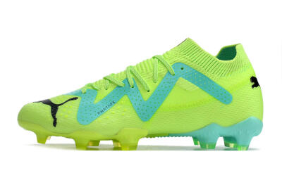Puma Future Ultimate FG Firm Ground Soccer Cleats - Green/Blue/Black