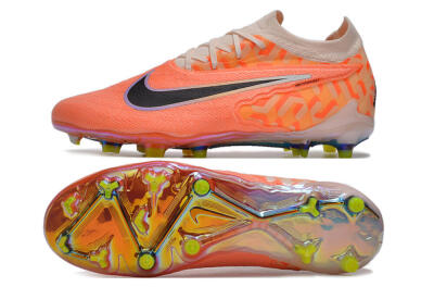 Nike Phantom GX Elite FG Firm Ground Soccer Cleats - Orange/Black/Purple