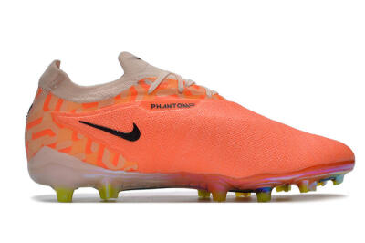 Nike Phantom GX Elite FG Firm Ground Soccer Cleats - Orange/Black/Purple