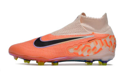Nike Phantom GX DF Elite FG Firm Ground Soccer Cleats - Orange/Black/Purple