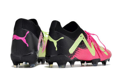 Puma Future Ultimate FG Firm Ground Soccer Cleats - Green/Pink/Black