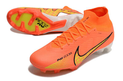Nike Air Zoom Mercurial Superfly 9 Elite FG Firm Ground Soccer Cleats - Orange/Yellow