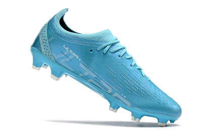 Puma Ultra Ultimate FG Firm Ground Soccer Cleats - Blue/White/Pink
