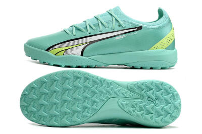 Puma Ultra Ultimate TF Artificial Turf Soccer Shoes - Blue/Yellow/Silver
