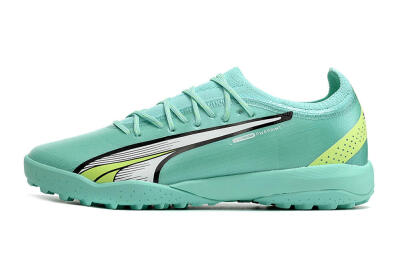 Puma Ultra Ultimate TF Artificial Turf Soccer Shoes - Blue/Yellow/Silver