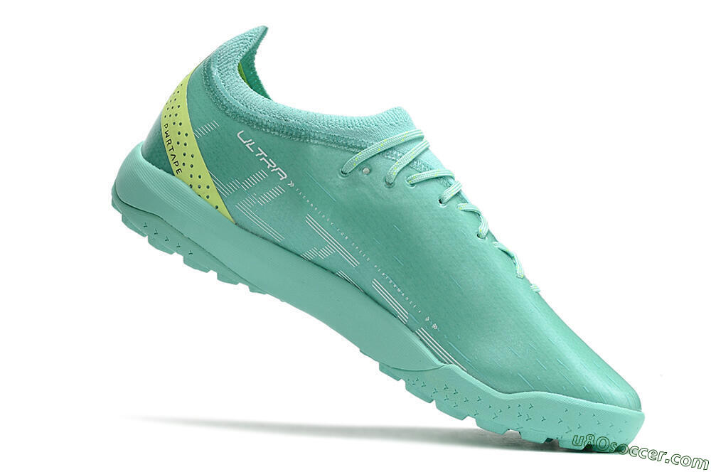 Puma Ultra Ultimate TF Artificial Turf Soccer Shoes - Blue/Yellow/Silver 4