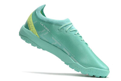 Puma Ultra Ultimate TF Artificial Turf Soccer Shoes - Blue/Yellow/Silver