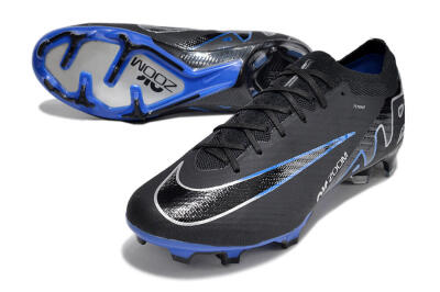 Nike Air Zoom Vapor 15 Elite SE FG Firm Ground Soccer Cleats - Black/Blue/White