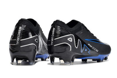 Nike Air Zoom Vapor 15 Elite SE FG Firm Ground Soccer Cleats - Black/Blue/White
