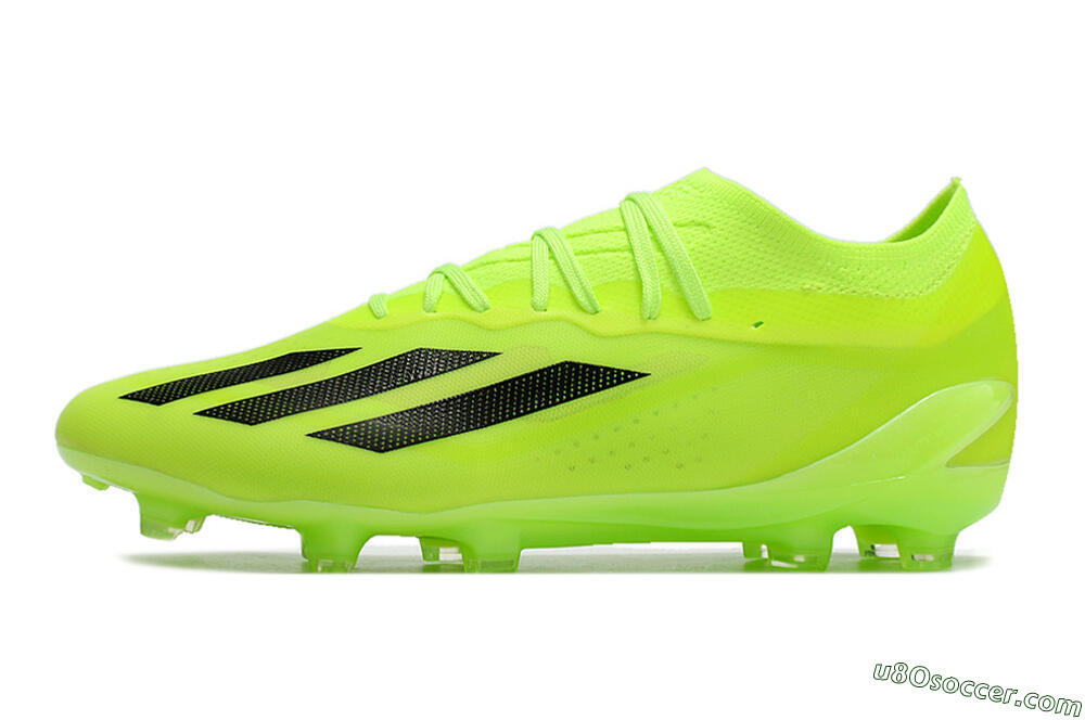 Adidas X Crazyfast.1 FG Firm Ground Soccer Cleats - Green/Black 2