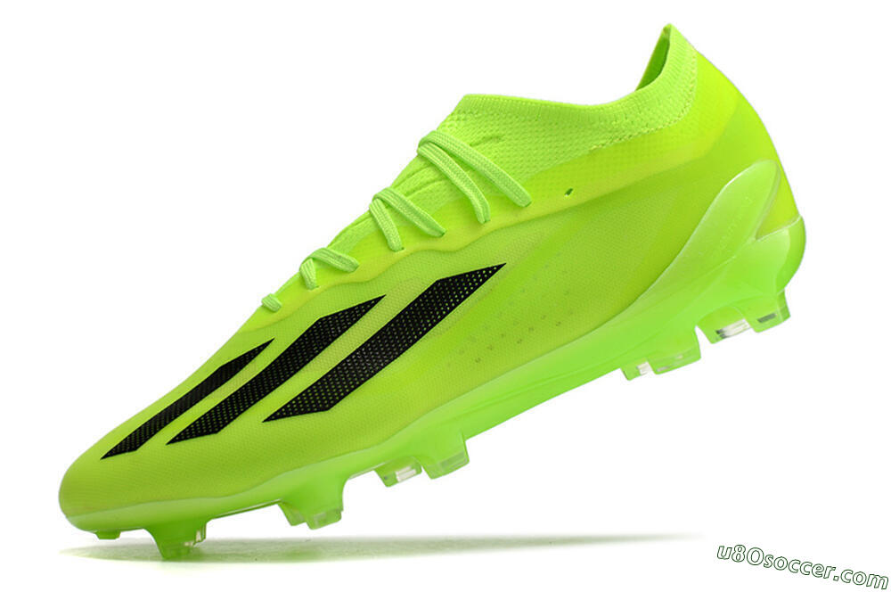 Adidas X Crazyfast.1 FG Firm Ground Soccer Cleats - Green/Black 5