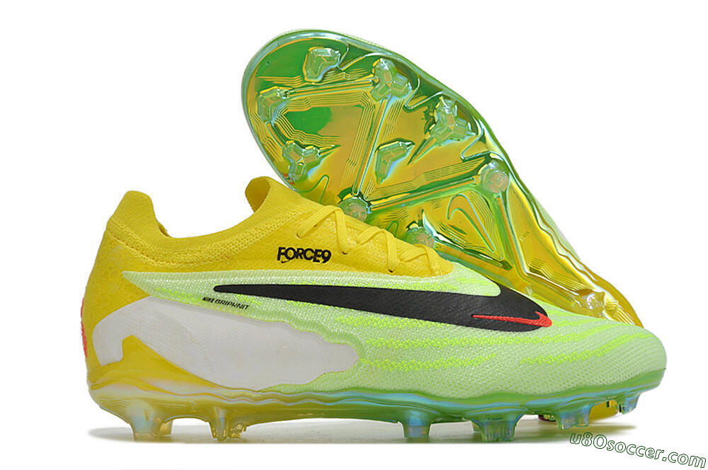Nike Phantom GX Elite FG Firm Ground Soccer Cleats - Yellow/Green/Black/Red 1