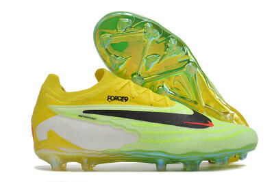 Nike Phantom GX Elite FG Firm Ground Soccer Cleats - Yellow/Green/Black/Red