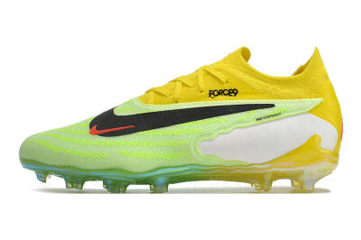 Nike Phantom GX Elite FG Firm Ground Soccer Cleats - Yellow/Green/Black/Red