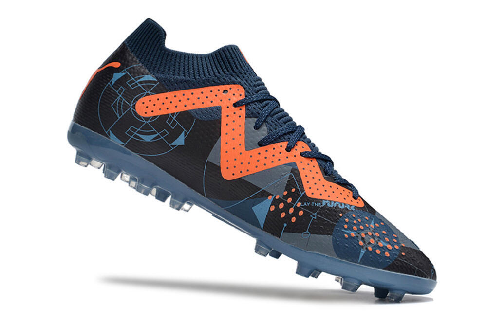 Puma Future Ultimate MG Multi Ground Soccer Cleats - Blue/Orange/Blue 4