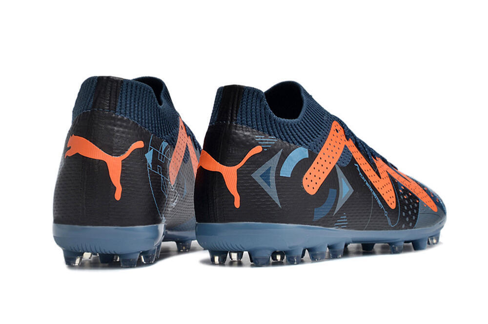 Puma Future Ultimate MG Multi Ground Soccer Cleats - Blue/Orange/Blue 6