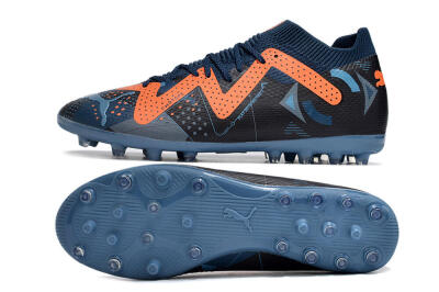 Puma Future Ultimate MG Multi Ground Soccer Cleats - Blue/Orange/Blue