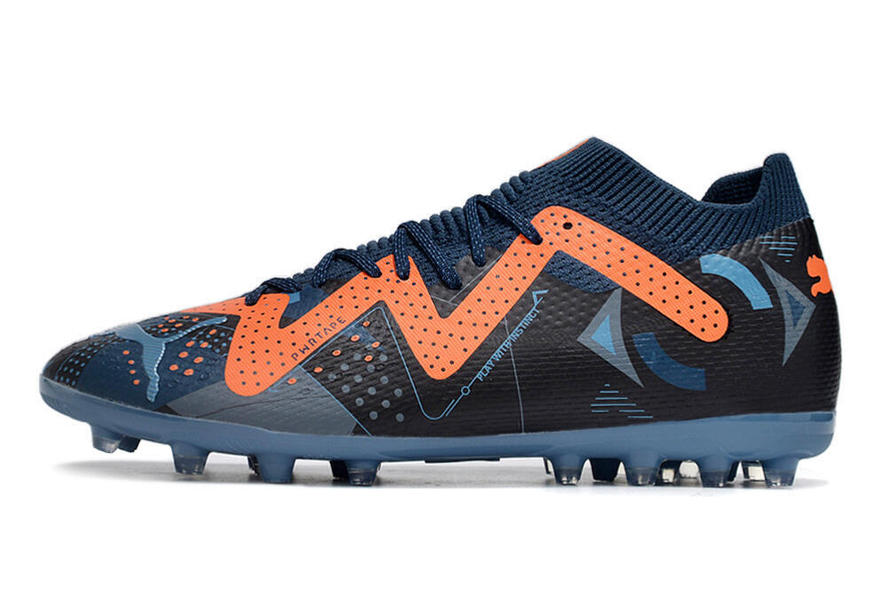 Puma Future Ultimate MG Multi Ground Soccer Cleats - Blue/Orange/Blue 2
