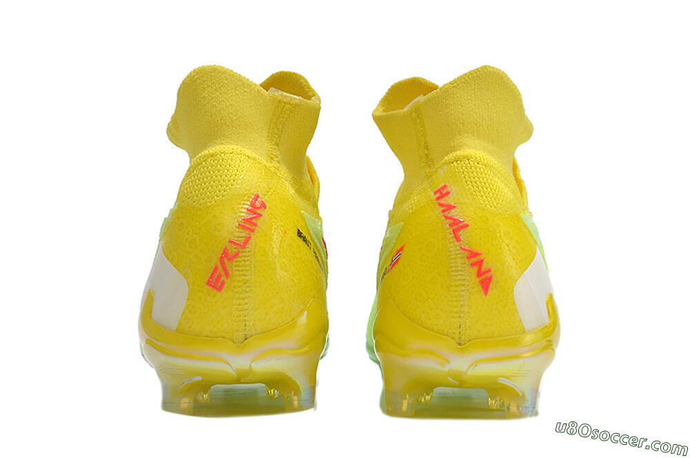 Nike Phantom GX Elite DF FG Firm Ground Soccer Cleats - Yellow/Green/Black/Red 5