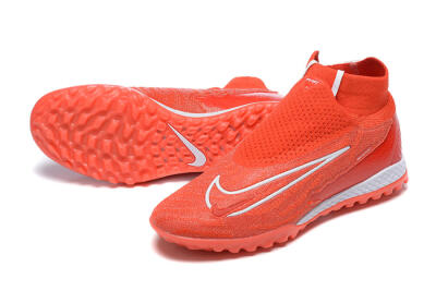 Nike Phantom GX Elite DF TF Artificial Turf Soccer Shoes - Red/White