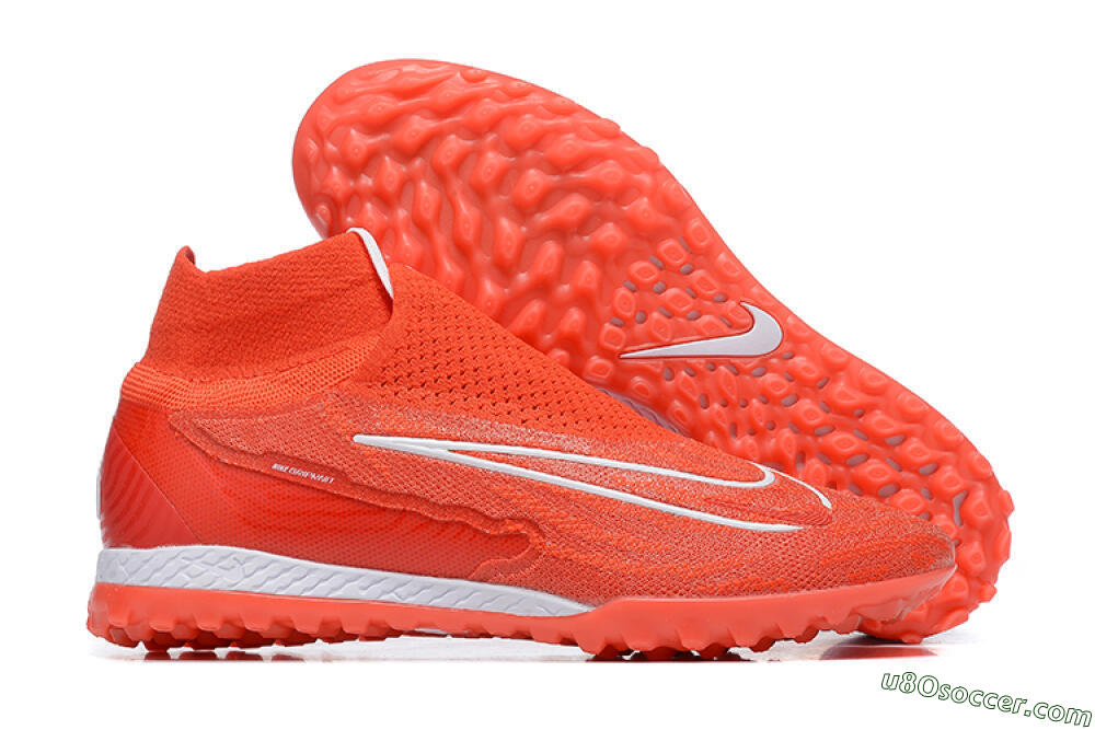 Nike Phantom GX Elite DF TF Artificial Turf Soccer Shoes - Red/White 1