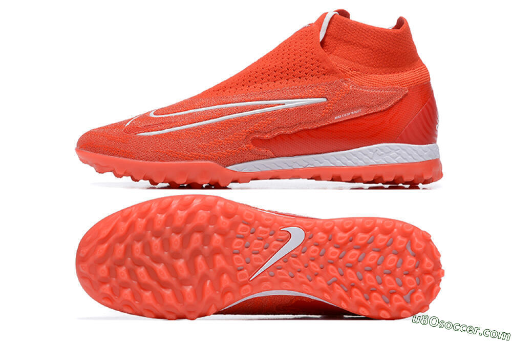 Nike Phantom GX Elite DF TF Artificial Turf Soccer Shoes - Red/White 0