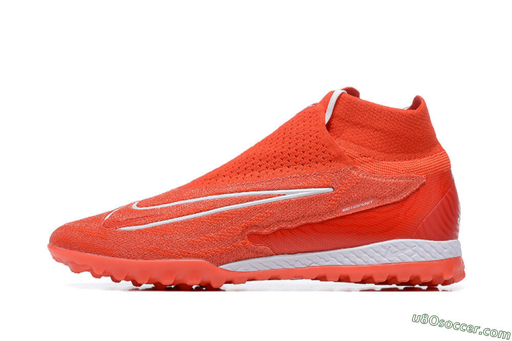 Nike Phantom GX Elite DF TF Artificial Turf Soccer Shoes - Red/White 2