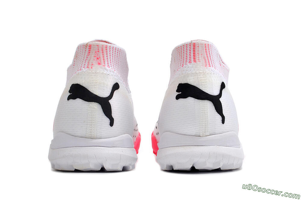 Puma Future Ultimate TF Artificial Turf Soccer Shoes - White/Red/Black 5