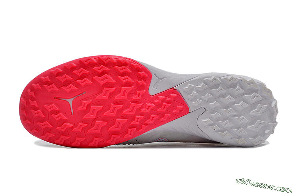 Puma Future Ultimate TF Artificial Turf Soccer Shoes - White/Red/Black 6