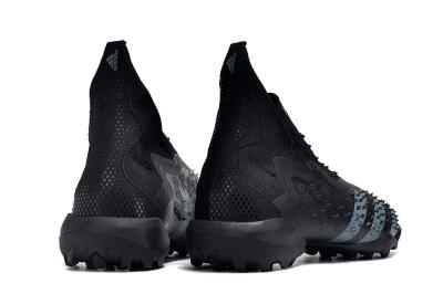 Adidas Predator Freak+ TF Artificial Turf Soccer Shoes - Black/Silver